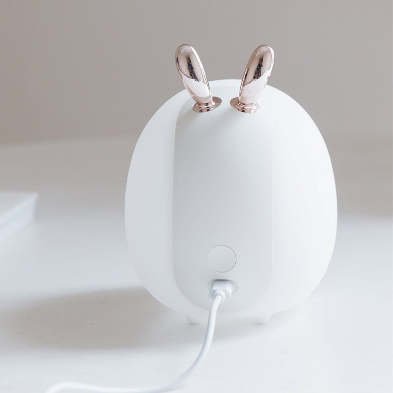 Cute Deer Antler Silicone Night Light|Cartoon Deer Charge Rabbit