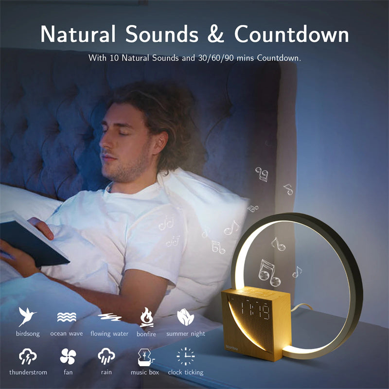 Three-level brightness touch-control sound-sensing desk lamp|Luna Touch Lamp