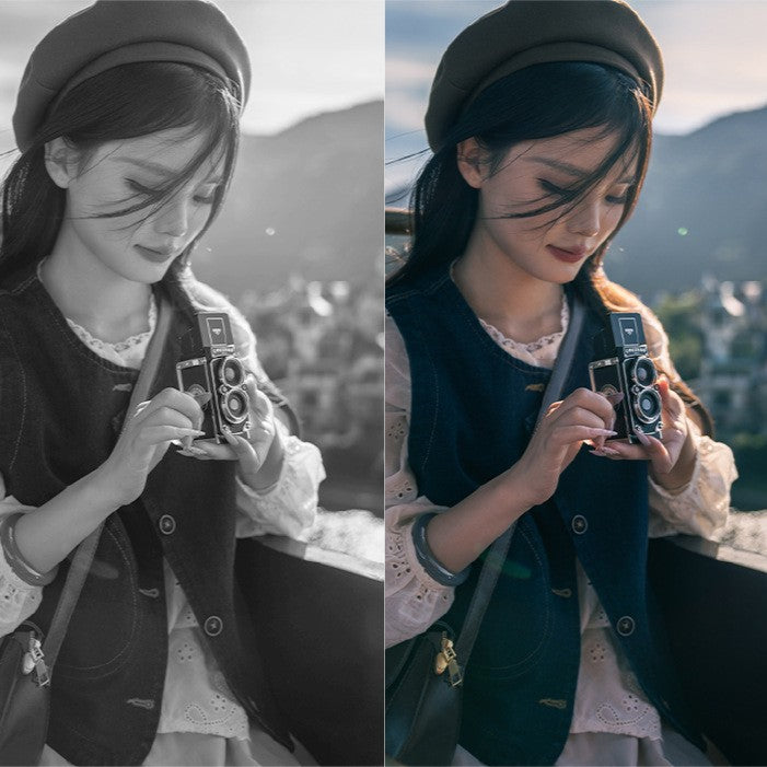 Dual-lens mini retro camera|M1 Retro Camera