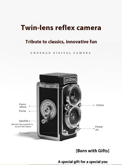 Dual-lens mini retro camera｜M1 Retro Camera